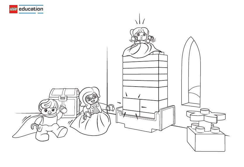 Preschool Colouring Pages Support Lego Education